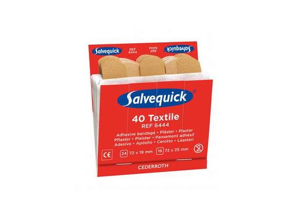 Salvequick Tekstilplaster 6-pack